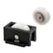 Prime-Line 3/4 in., Black Plastic, Sliding Window Roller with Stainless Steel (Single Pack) G 3174 - alternate 1